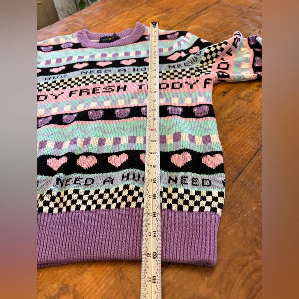 Teddy Fresh Colorful Knit Sweater - Picture 6 of 6